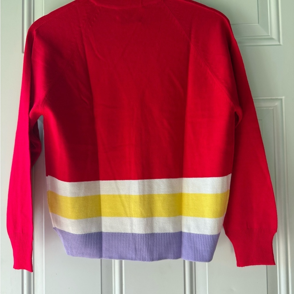 VTG Size 34 Bradlees Acrylic Cardigan Made In Italy - Picture 3 of 6